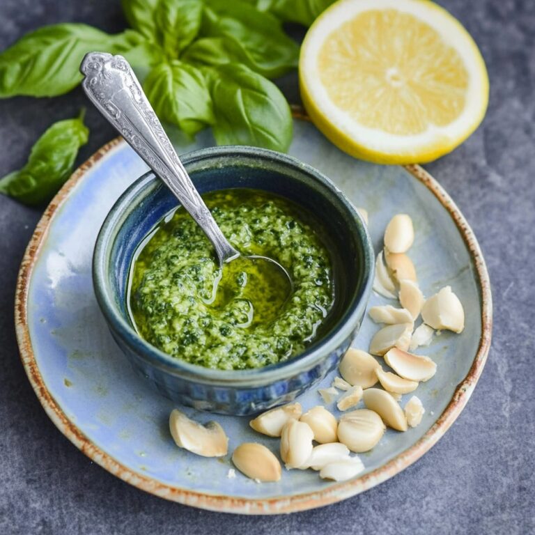 Vibrant Homemade Basil Pesto Recipe