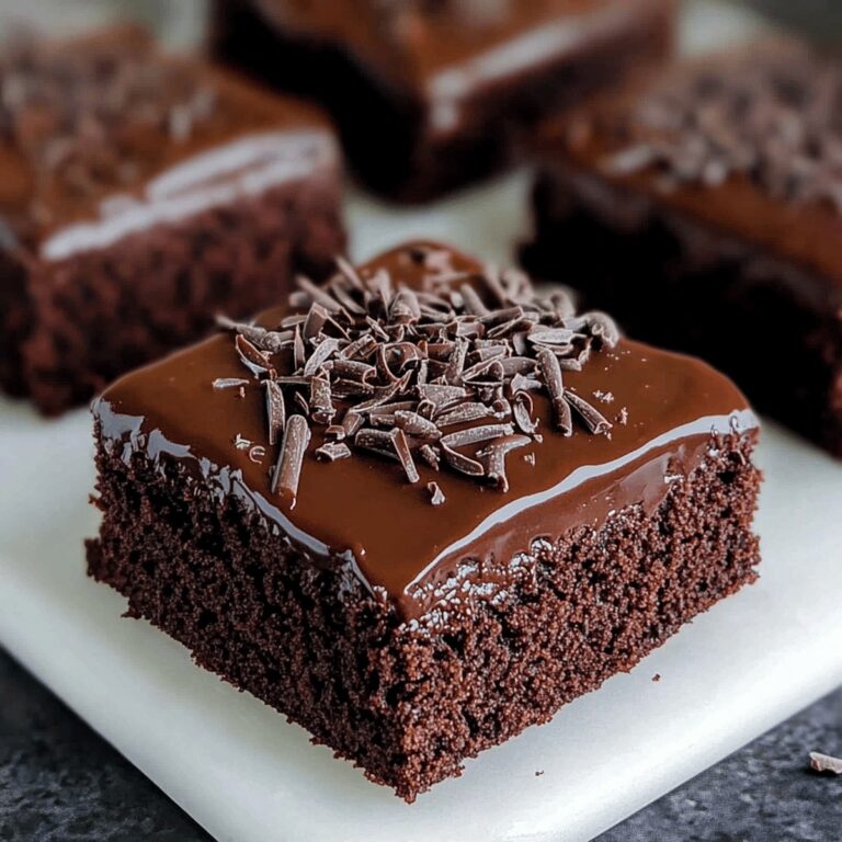 Old School Chocolate Traybake Cake Recipe