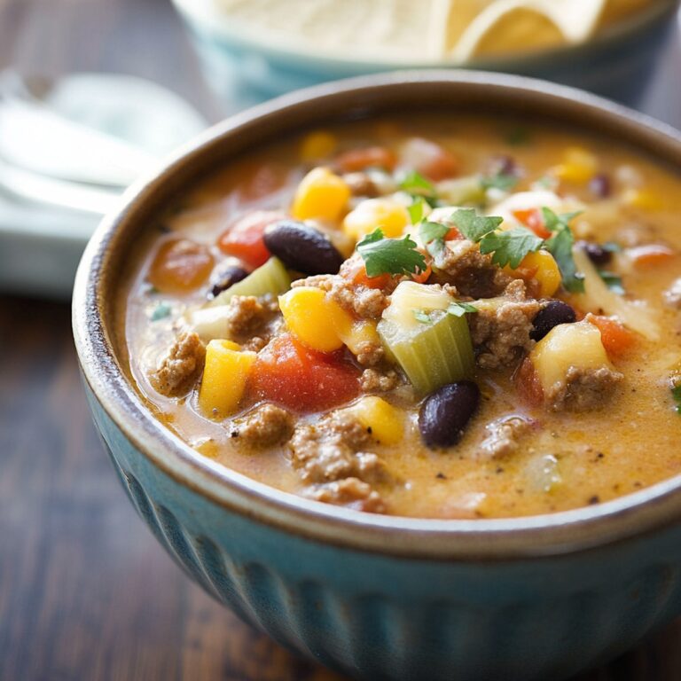 Irresistible Slow Cooker Nacho Soup Recipe