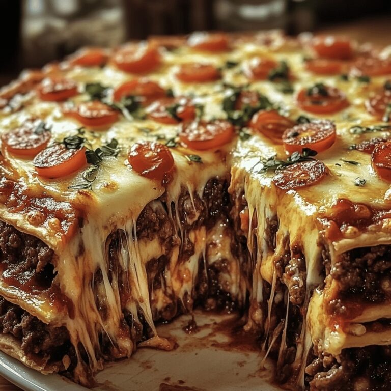 Beef Pizza Pie Recipe
