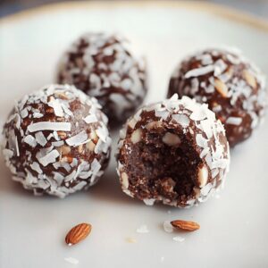 Chocolate Coconut Almond Balls Recipe