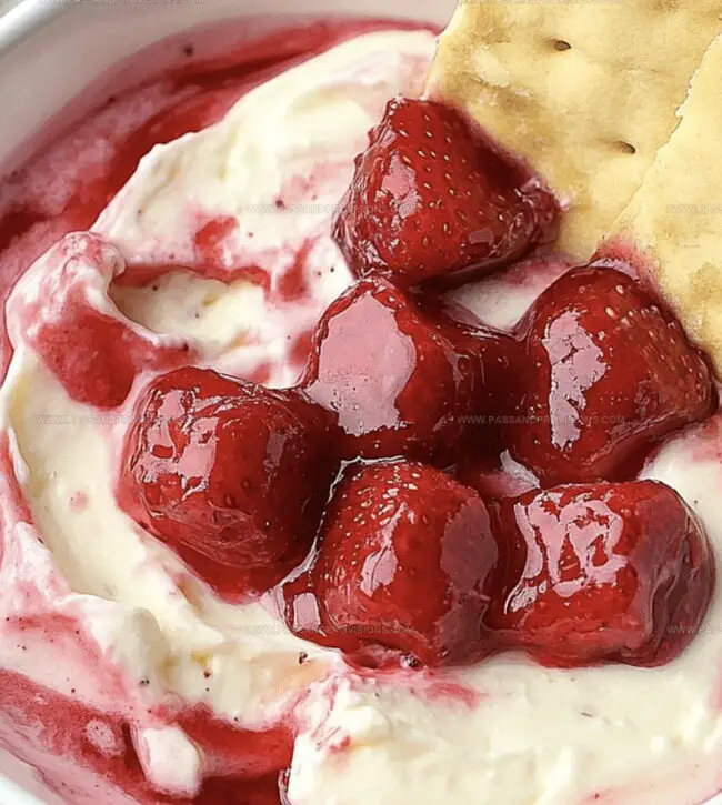 How to Assemble Strawberry Cheesecake Dip Easily