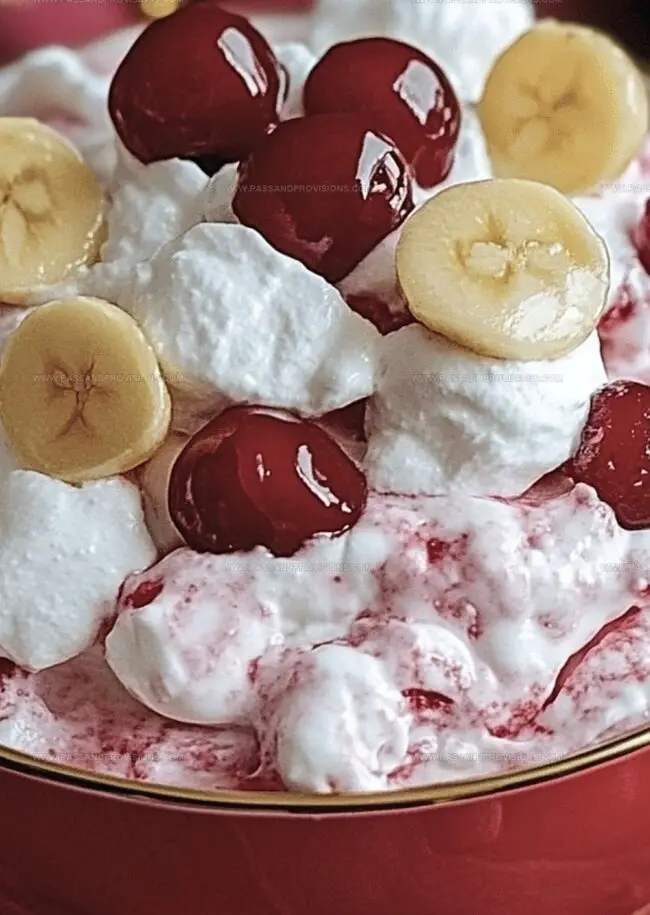 What Makes Christmas Cherry Fluff Festive