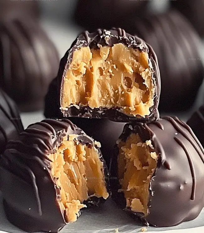 Steps to Make Smooth, Creamy Peanut Butter Truffles