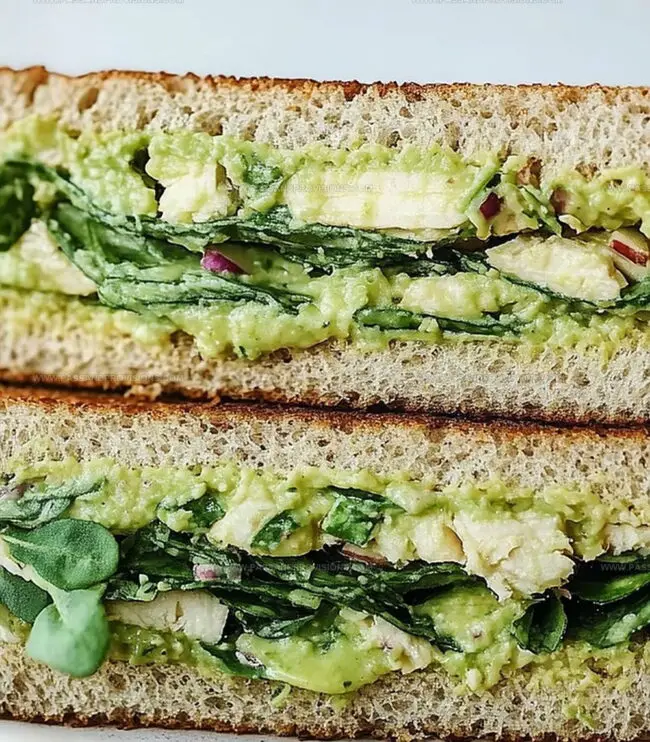 How to Assemble a Bright Green Goddess Sandwich